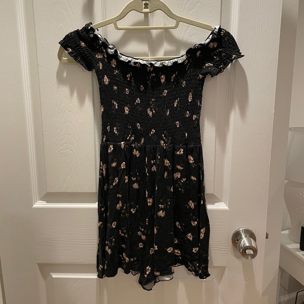 Garage off the shoulder romper